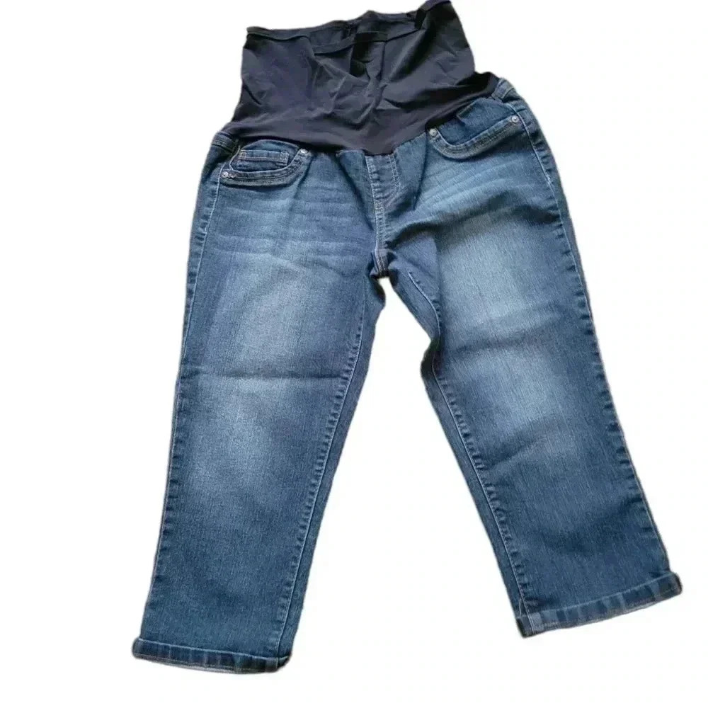 Blue Spice Maternity Capris S
